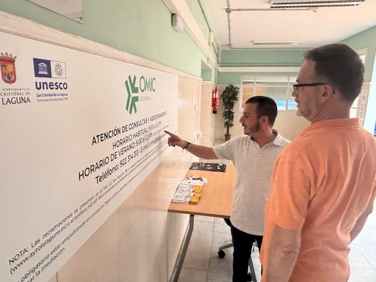 La OMIC de La Laguna tramita 393 reclamaciones en primer semestre de 2025.