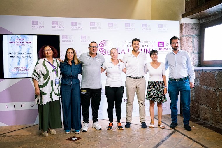 La presentación del VI Reto Solidario ‘Memorial Rosa – Amigos por el Crohn’