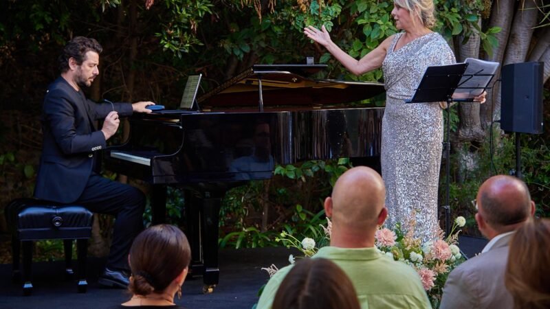 Recital de ópera en La Laguna Gran Hotel, parte de la Red de Hoteles Creativos.
