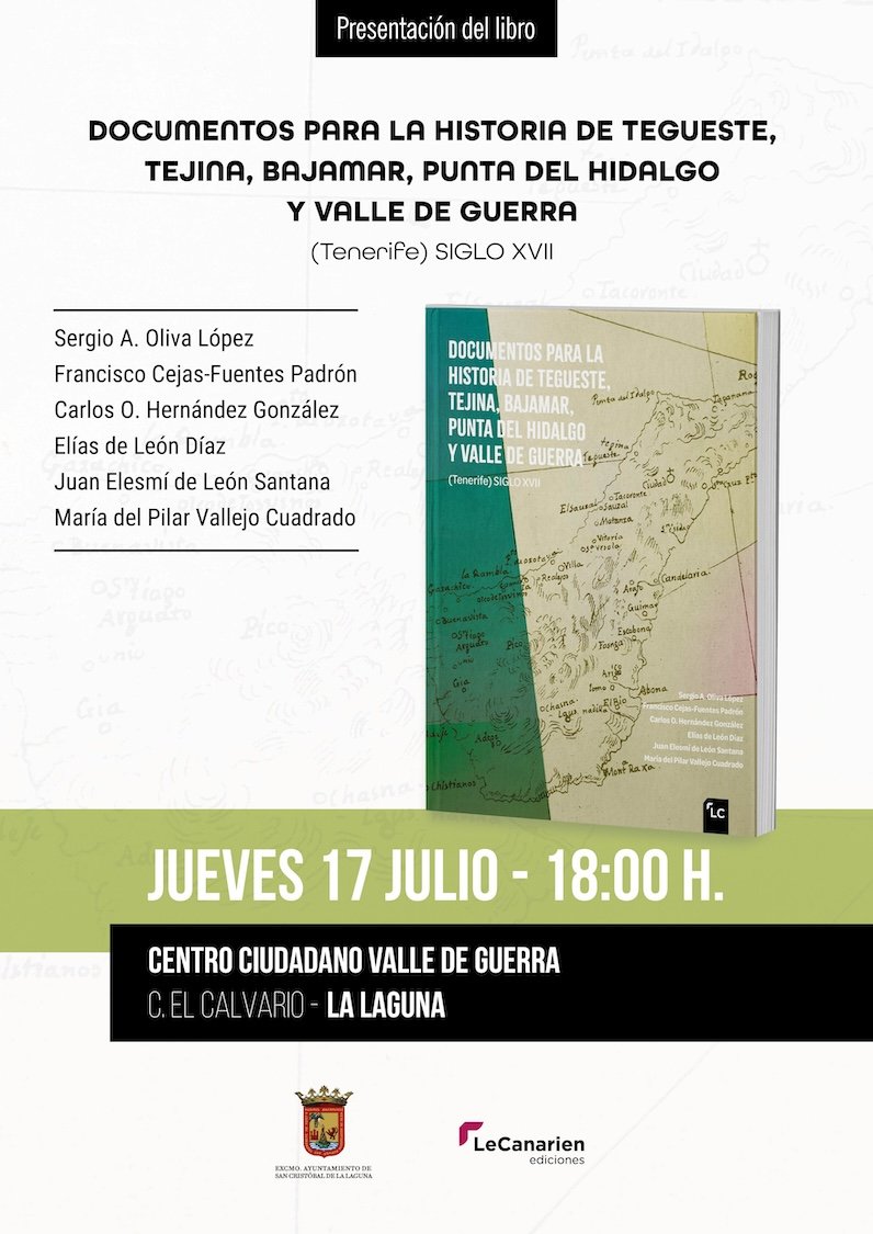Viaje al siglo XVII con Documentos para la Historia de Valle de Guerra