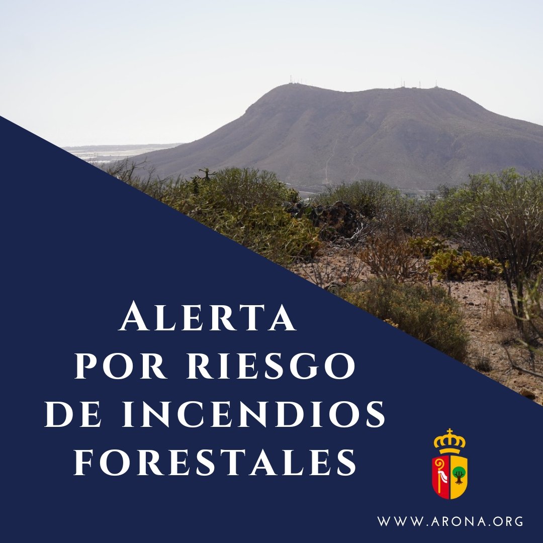 Declaración de Alerta por Incendios Forestales en Canarias