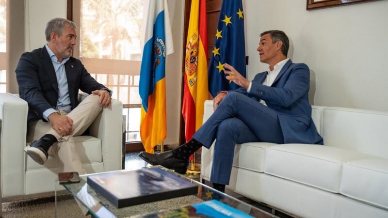 El presidente de Canarias confiado en reunirse con Sánchez antes de fin de agosto