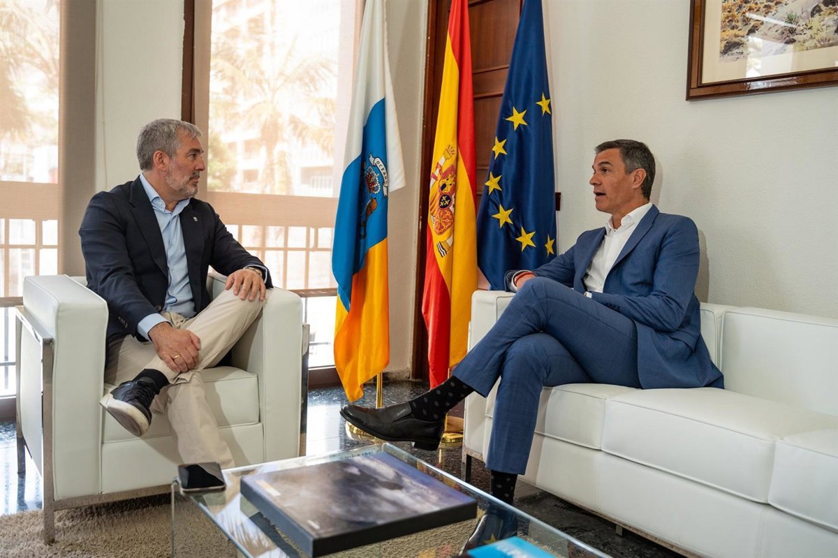 Gobierno central y canario coordinan encuentro entre Sánchez y Clavijo