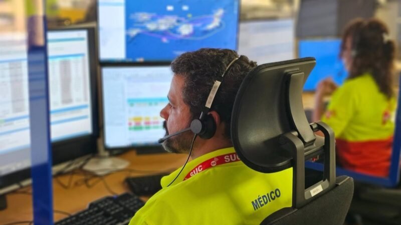 Herido tras vuelco de su vehículo en la FV-2, en Puerto del Rosario