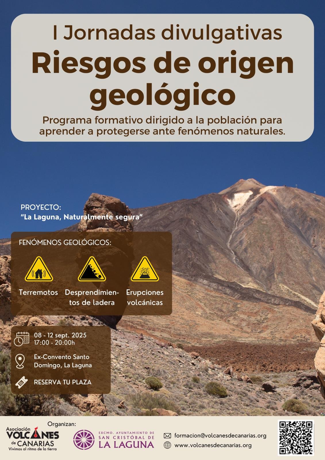 Inscripciones abiertas para Jornadas sobre riesgos geológicos en La Laguna
