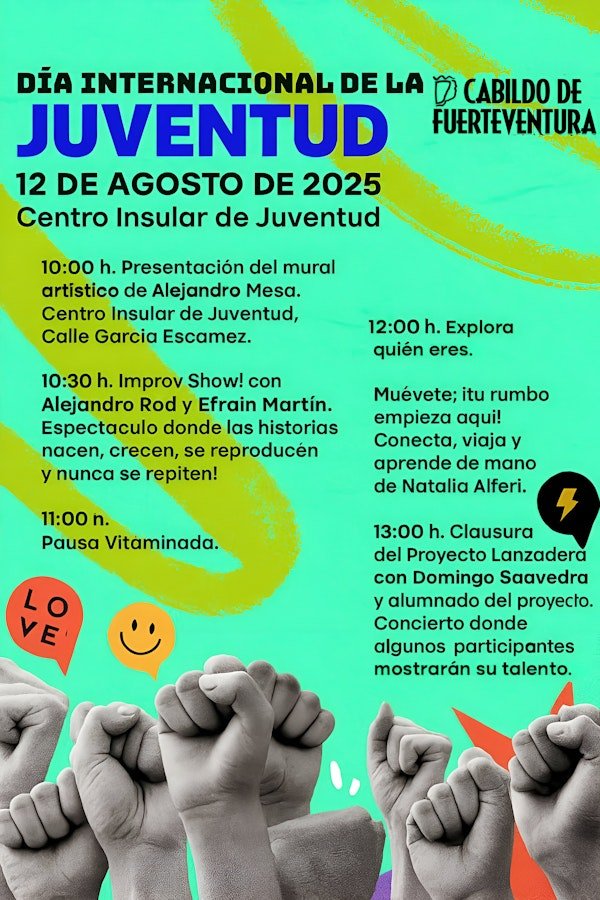 Jornada conmemorativa Día Internacional de la Juventud 2025 en el Centro Insular de Juventud