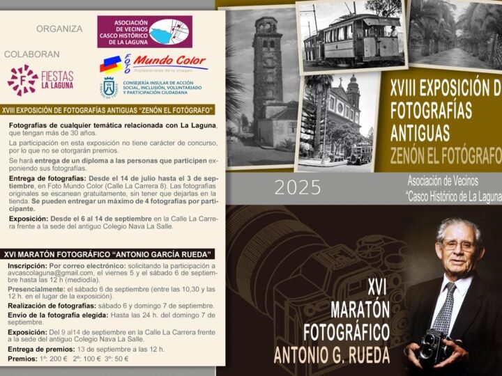 La Laguna celebra el Maratón Fotográfico y la exposición ‘Zenón el fotógrafo’