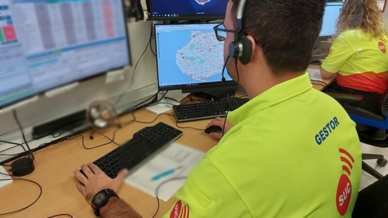 Motorista grave tras colisión frontal en Puerto del Rosario (Fuerteventura)