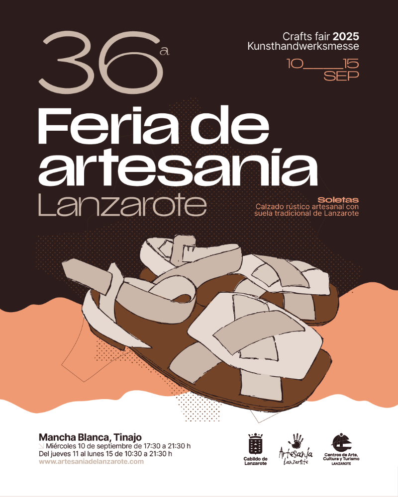 Presentado el cartel de la 36ª Feria de Artesanía de Lanzarote
