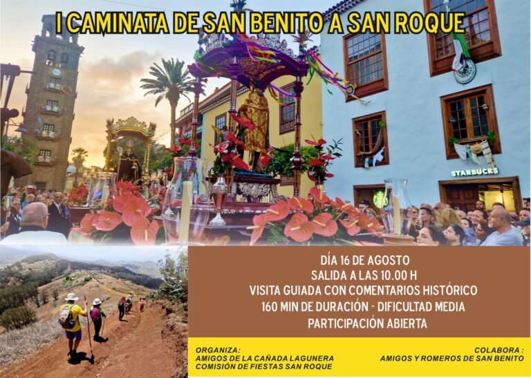 Primera caminata de San Benito a San Roque en La Laguna