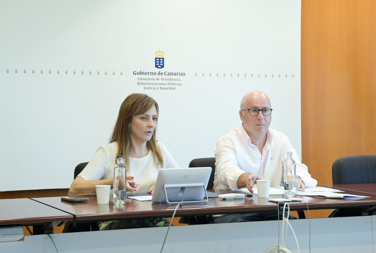 Reunión de la Comisión Técnica de Memoria Histórica del Gobierno de Canarias.