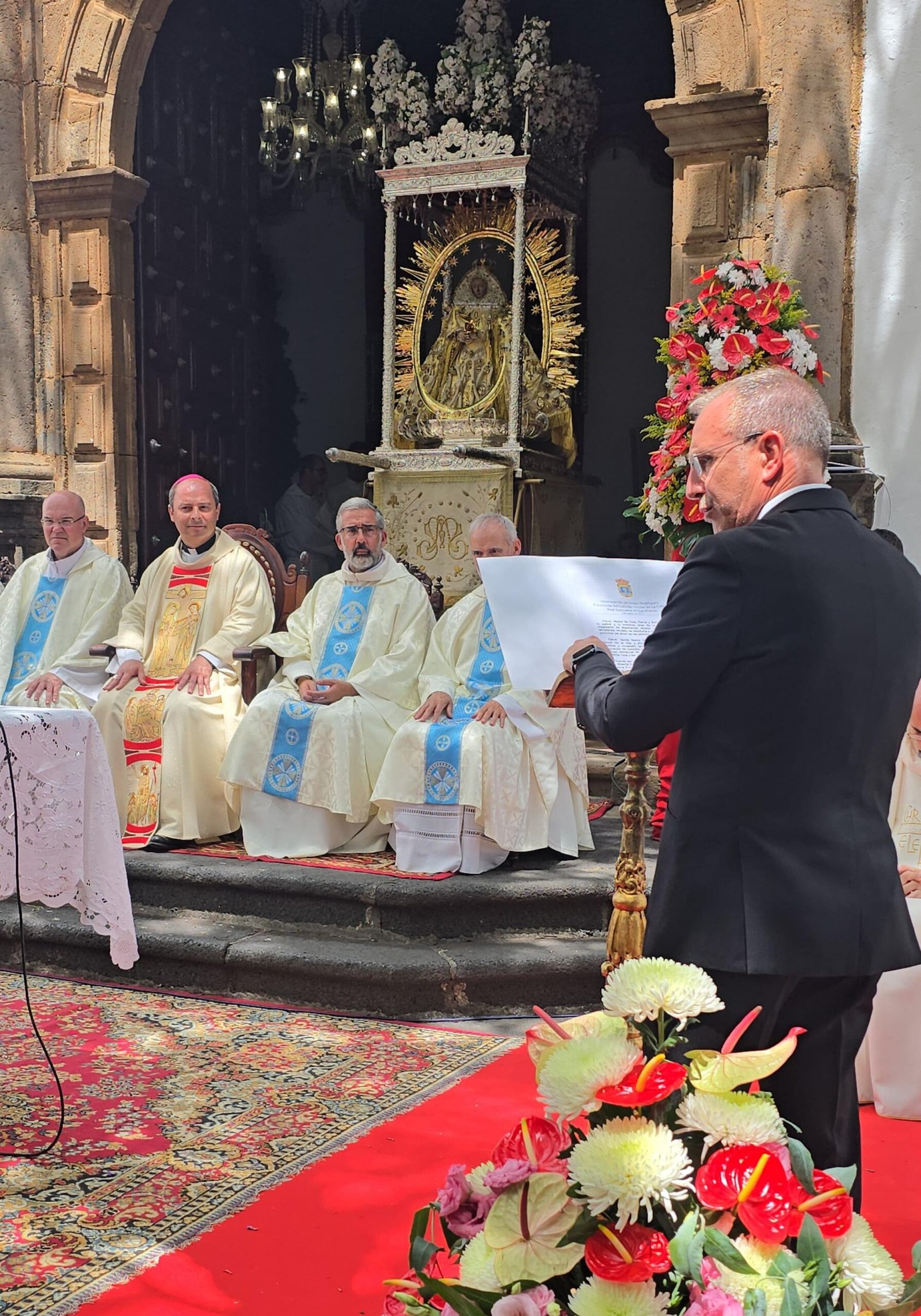 Sergio Rodríguez destaca la unión que genera la Virgen de Las Nieves
