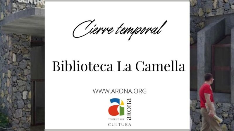 Cierre Temporal de la Biblioteca de La Camella

La Biblioteca de La Camella permanecerá cerrada del 8 al 18 de agosto de 2023. Los usuarios pueden utilizar los servicios de la Biblioteca de Cabo Blanco en el horario habitual de lunes a viernes de 15:00 a 20:00 horas. Disculpen las molestias ocasionadas.