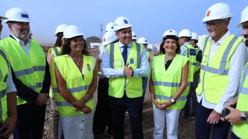 Construcción del Centro Sociosanitario para Mayores de Tahiche en Lanzarote, un hito histórico para la isla.