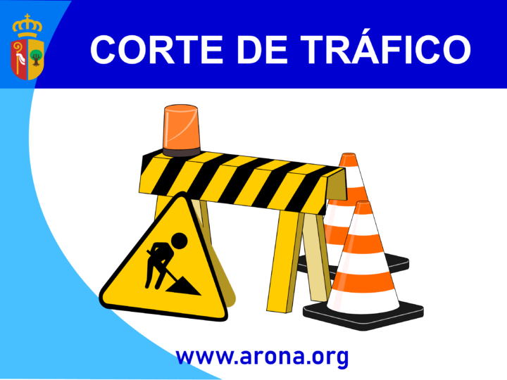 Corte de tráfico en C/Chalana Los Cristianos