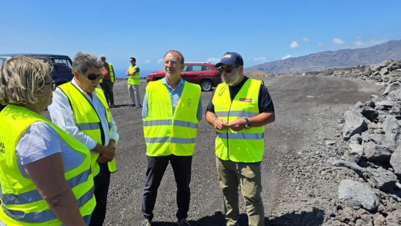 El Cabildo habilitará en doble sentido la LP-211 de Todoque para mejorar la conectividad en La Palma.