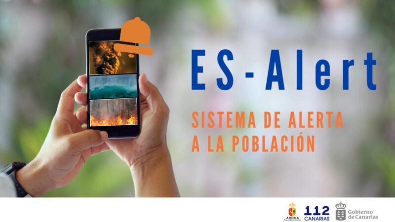 El objetivo de esta prueba es comprobar la efectividad y la rapidez con la que el sistema #ESAlert puede alertar a la población en caso de una emergencia real.





Resultado:

El próximo viernes se llevará a cabo en Tenerife una prueba del sistema #ESAlert en el marco de un simulacro volcánico

El Gobierno de Canarias, en colaboración con el Cabildo de Tenerife y los servicios de seguridad y emergencias, realizará el viernes 26 de septiembre una prueba del sistema de alerta a la población #ESAlert, en el marco de un simulacro de erupción volcánica en la isla.

Esta herramienta permite enviar un mensaje directo a los teléfonos móviles de las personas en caso de una emergencia real, con instrucciones claras para protegerse. Durante el simulacro del viernes, los ciudadanos en Tenerife recibirán un mensaje de prueba para evaluar la efectividad y rapidez del sistema en caso de una emergencia real.