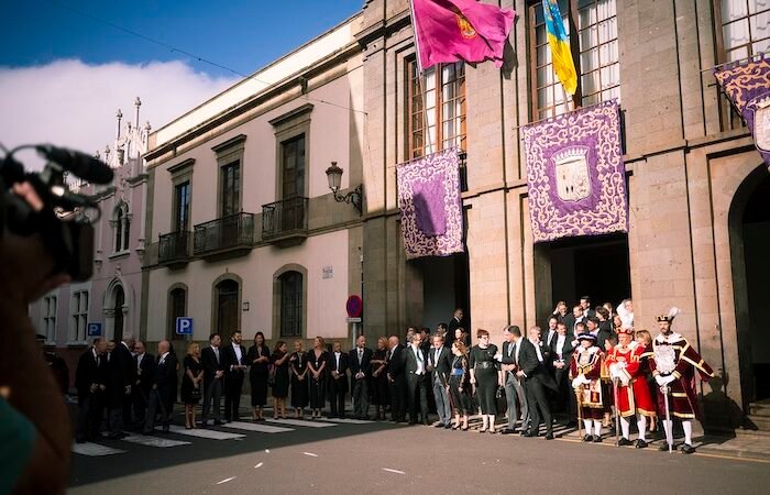 El retorno del Cristo de La Laguna al Real Santuario es el día grande de las fiestas