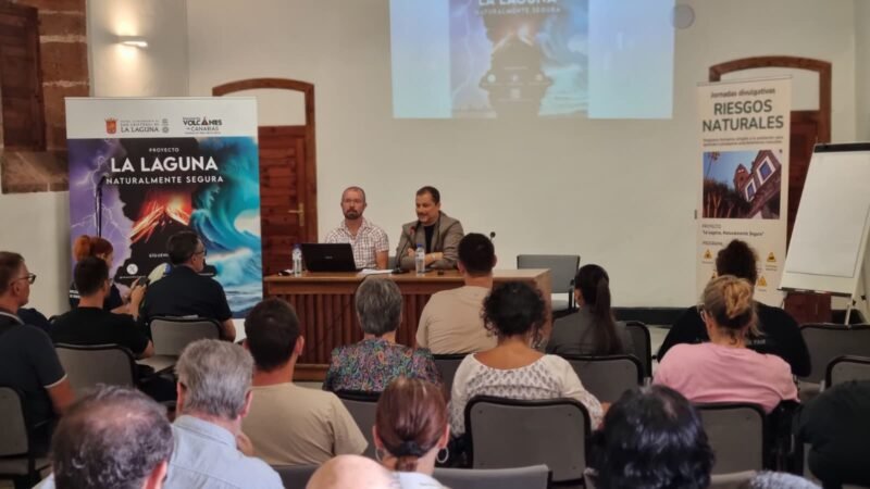 Éxito de participación en las Jornadas sobre Riesgos Volcánicos en La Laguna.