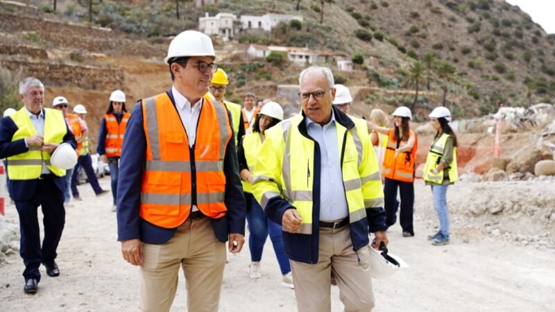 Gobierno de Canarias y Cabildo de La Gomera finalizan cale del túnel de Vallehermoso