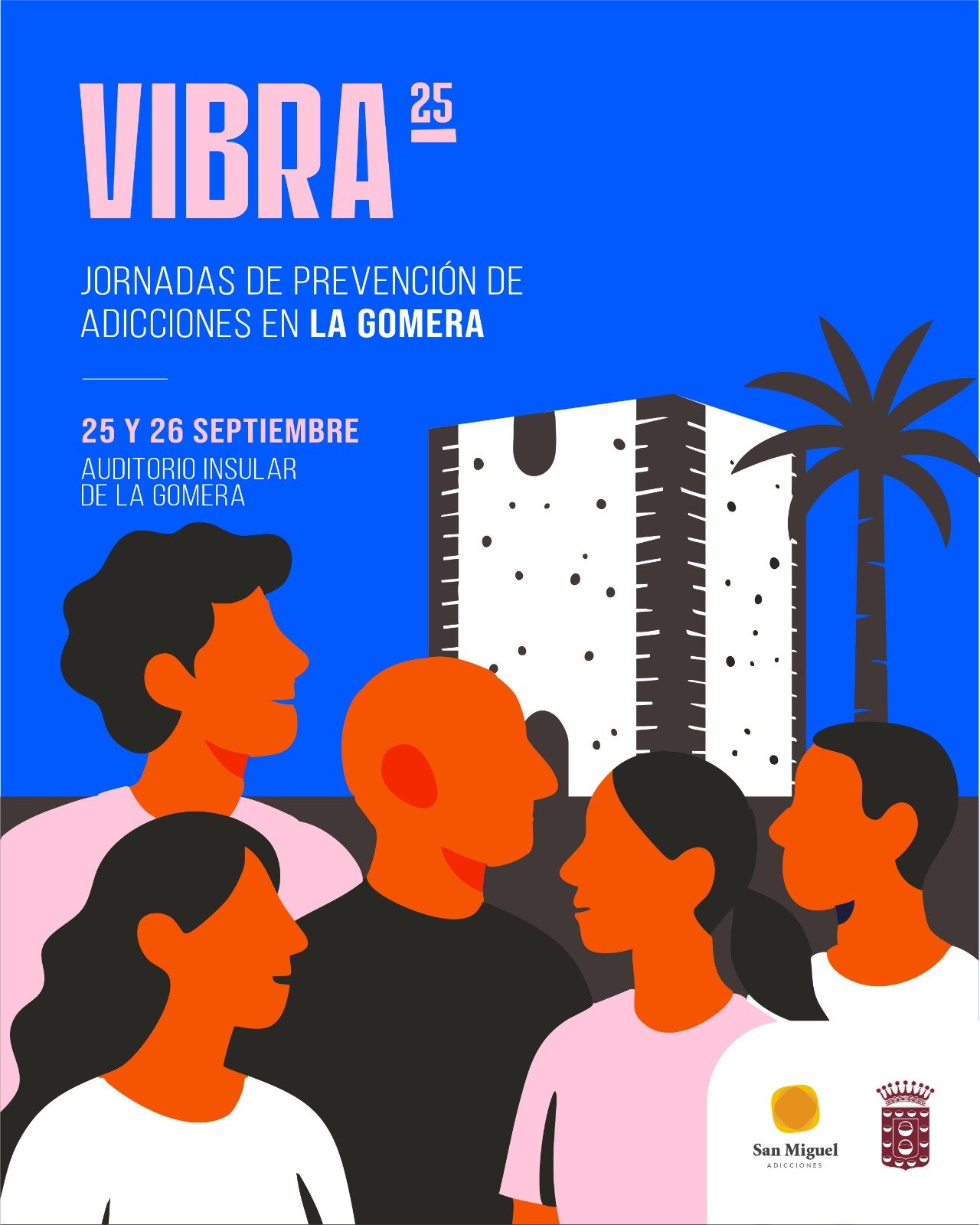 Jornadas de Prevención de Adicciones VIBRA25 en La Gomera.