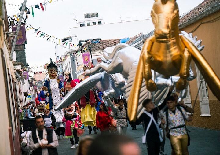 La Cabalgata Anunciadora da inicio a las Fiestas del Cristo en La Laguna