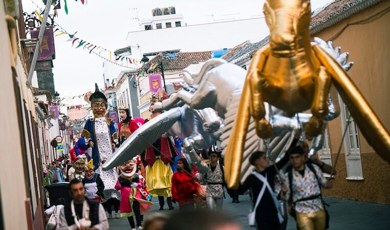 La Cabalgata Anunciadora da inicio a las Fiestas del Cristo en La Laguna