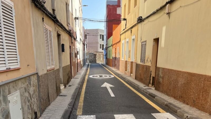 Reacondicionamiento de la calle San Miguel en el entorno de Taco