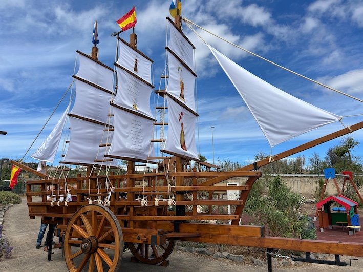 Recuperación del barco tradicional de San Miguel de Geneto en La Laguna
