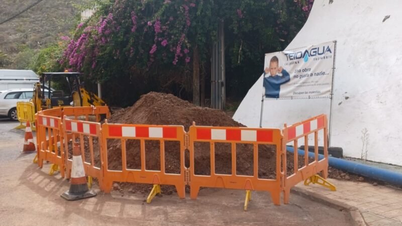 Renovación de red de abastecimiento en Bajamar y Punta del Hidalgo