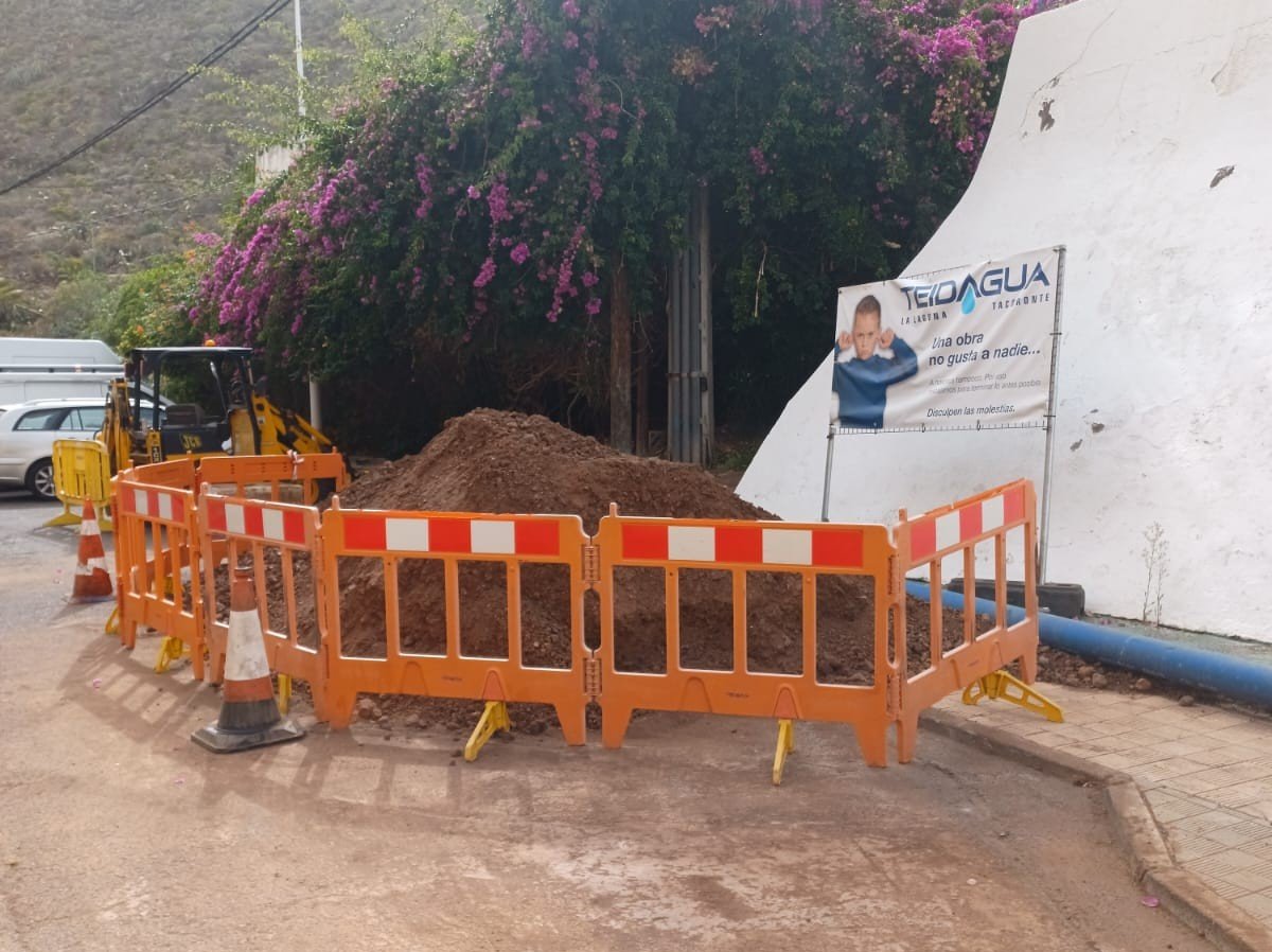 Renovación de red de abastecimiento en Bajamar y Punta del Hidalgo