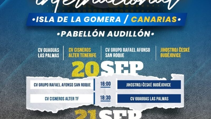 Torneo Internacional de Voleibol en La Gomera