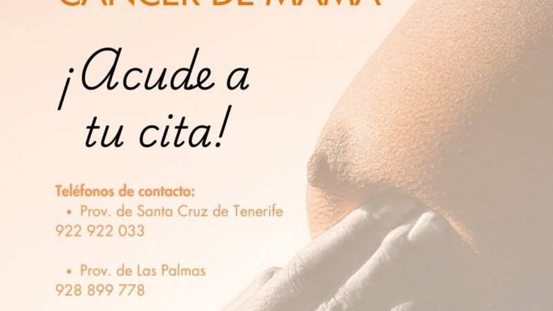 Canarias promueve revisiones periódicas para detectar cáncer de mama