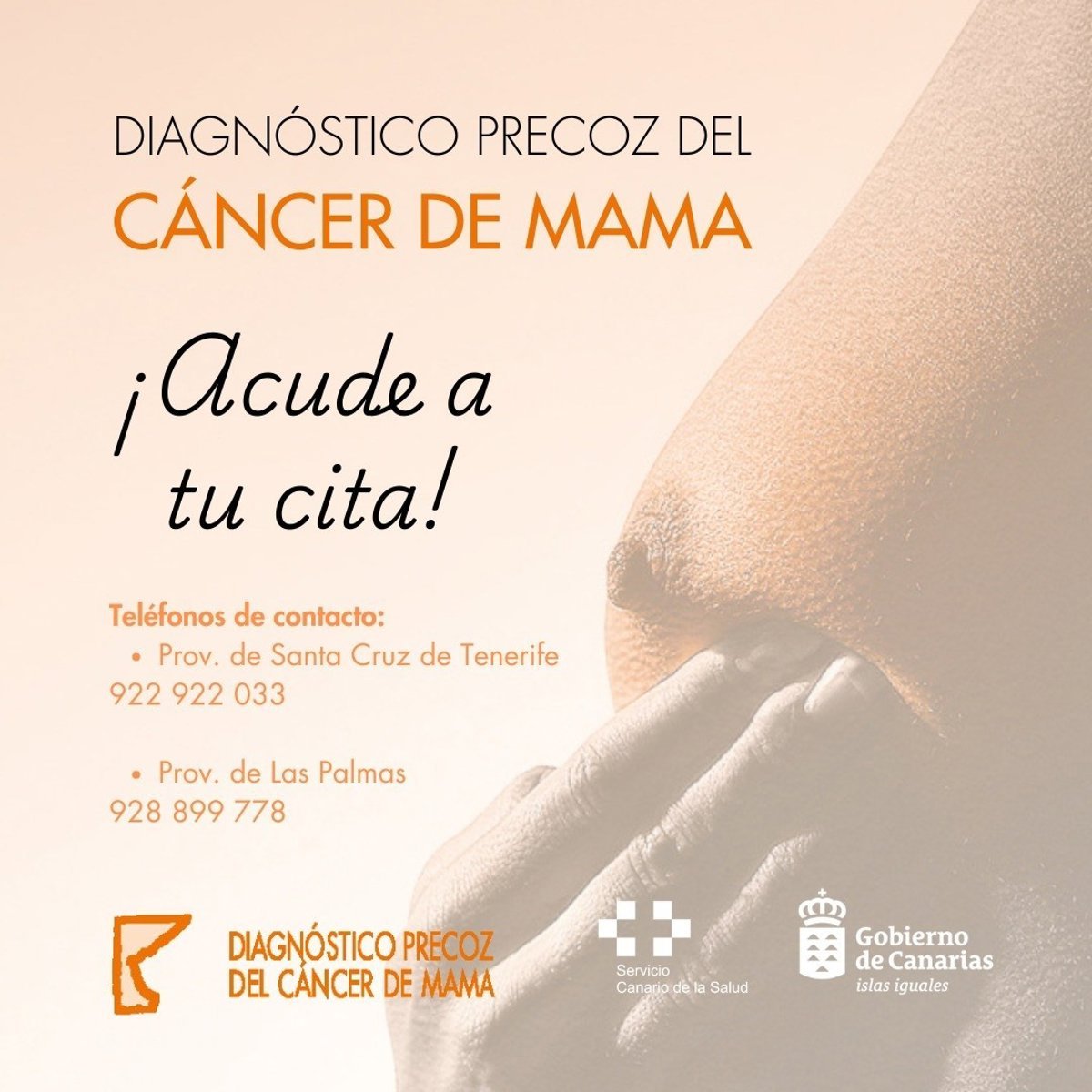 Canarias promueve revisiones periódicas para detectar cáncer de mama