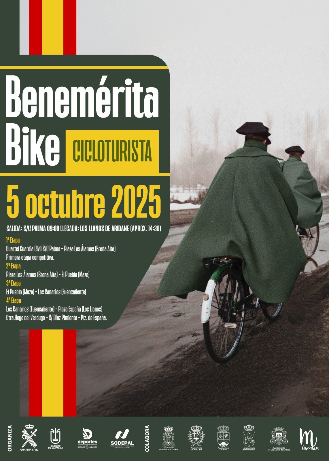 Colaboración del Cabildo en la Benemérita Bike para Banco de Alimentos