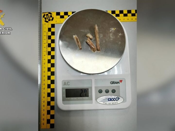 Cuatro detenidos por intento de introducir droga en la cárcel Tenerife II durante visitas a internos.