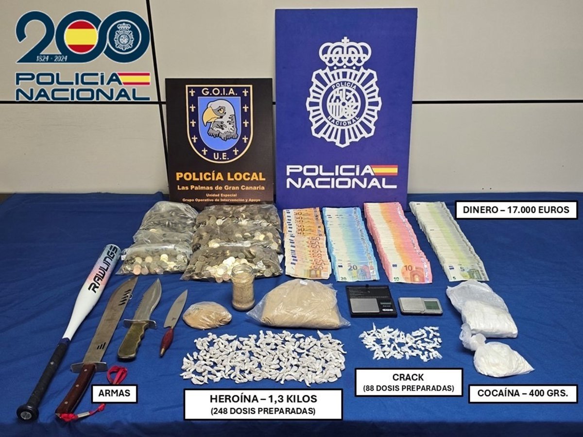 Desarticulan punto de venta de drogas en San José y detienen a conocido delincuente
