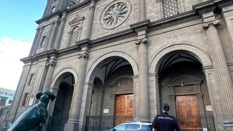 Detenido hombre por robo en Parroquia y Catedral de Las Palmas