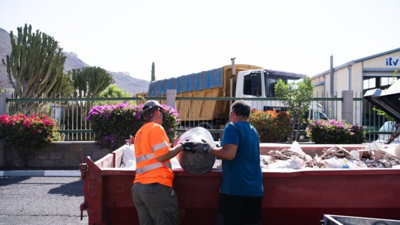 El Punto Limpio de La Gomera: gestión sostenible de residuos.