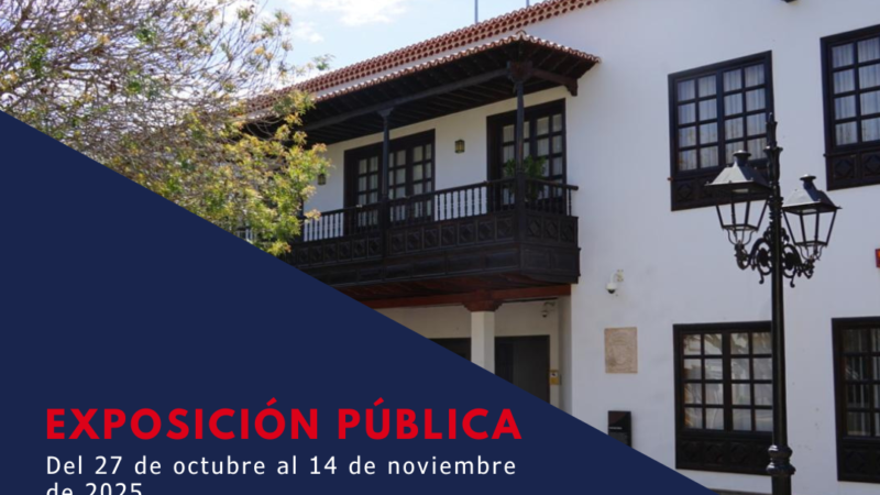 Exposición pública del Expediente Instruido para la Aprobación Inicial de la Cuenta General del ejercicio 2024 en Arona