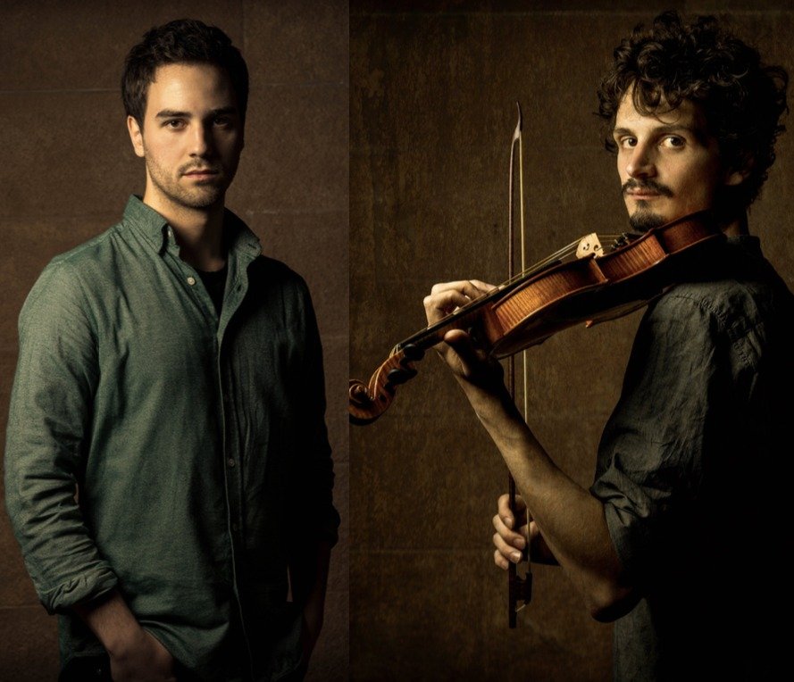 Jonatan Alvarado y Ariel Abramovich en el cierre del Festival de Música Antigua
