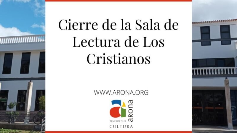 Cierre de la Sala de Lectura de Los Cristianos por Carnaval 2023