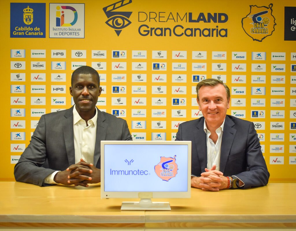 Immunotec patrocina al Club Baloncesto Gran Canaria.