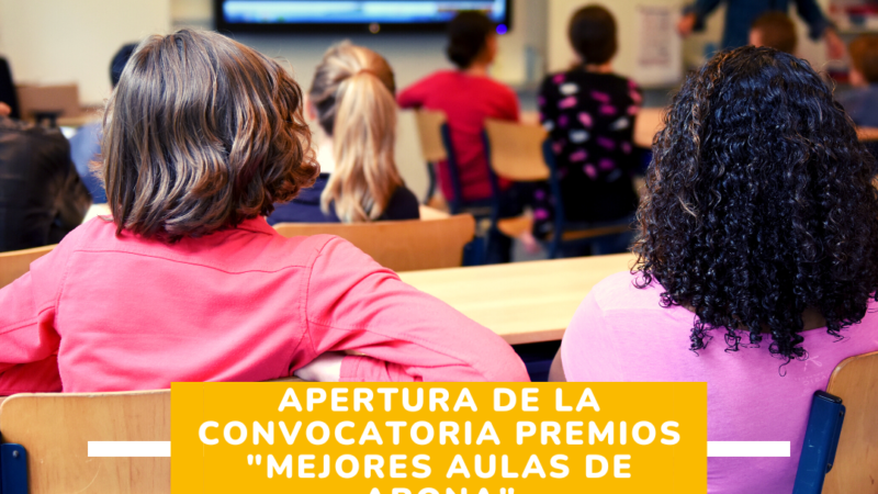 Apertura de la convocatoria de premios «Mejores Aulas de Arona» para el curso 2022-2023