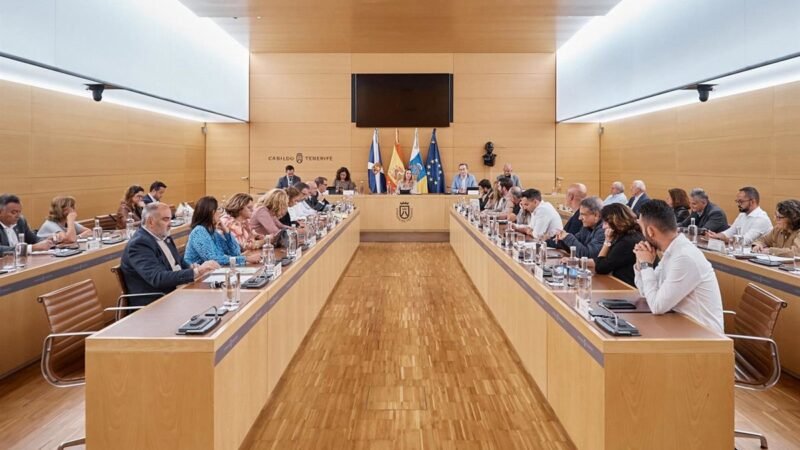 Aumento del 23,2% en inversiones a ayuntamientos y plan de empleo social de 10 millones en Tenerife.