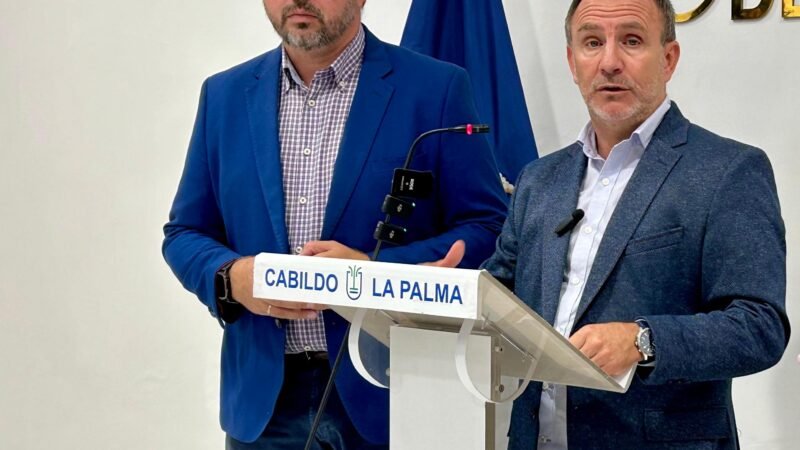 Ayudas de 5,5 millones de euros para autónomos y empresas afectados por el volcán en La Palma.