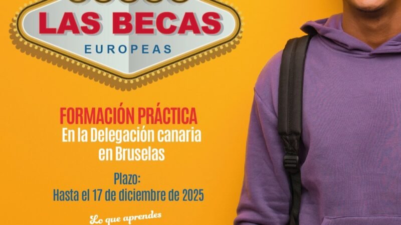 Convocadas becas de formación en asuntos europeos para 2026