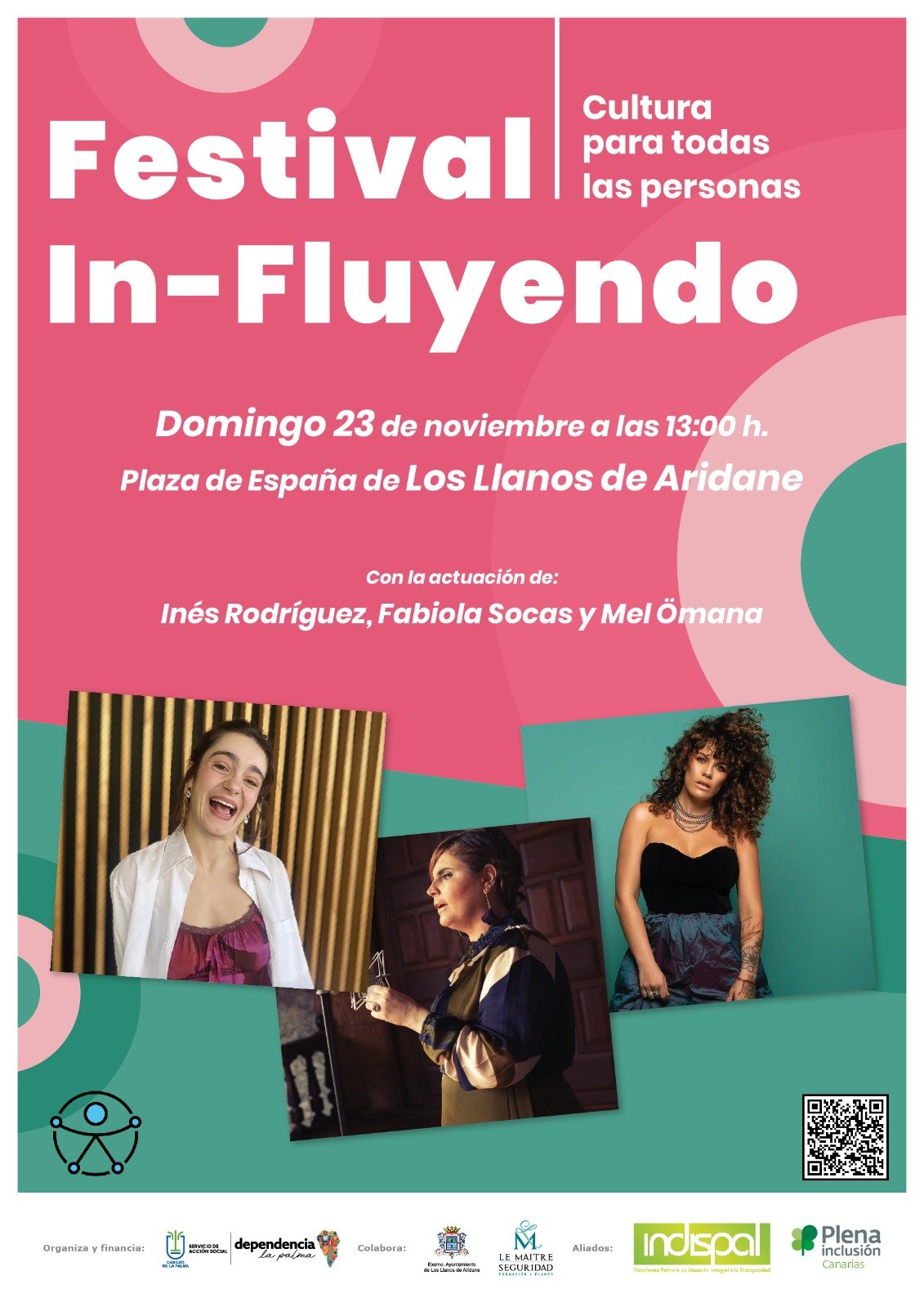 El Cabildo de La Palma organiza festival In-Fluyendo para promover isla inclusiva.