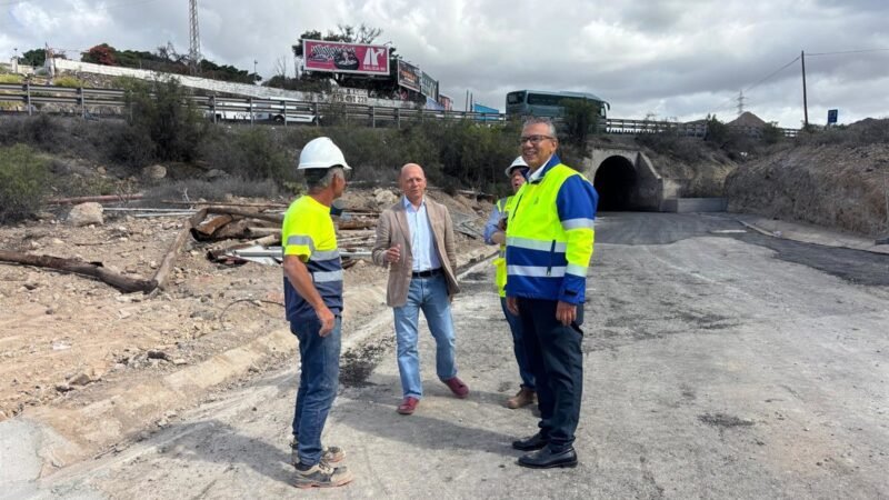 El Cabildo de Tenerife finaliza obras de mejora en la TF-662 en Arona con inversión de 1,8 millones