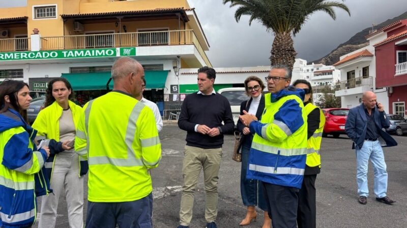 El Cabildo de Tenerife finalizará la rehabilitación de la TF-454 en Santiago del Teide